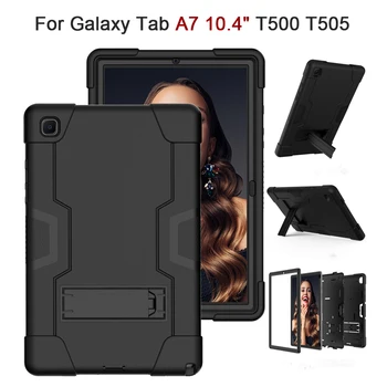 Samsung Galaxy Tab için A7 10.4 Tablet Kılıf Silikon Koruyucu SM - T500 SM-T505 T505 T500 T 500 505 Koruyucu Standı Kapak Fundas