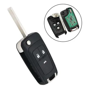 ID46 Çip 3 Düğme 434MHz uzaktan kumandalı anahtar Chevrolet Cruze Orlando için