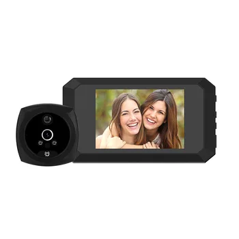 Dijital LCD3. 5 inç Video Kapı Zili Peephole Görüntüleyici Kapı Göz İzleme Kamera 135 Derece Kapı Zili Hareket Algılama Göz