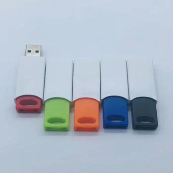 USB bellek Disk Kabuk DIY Aksesuarları Renkli Plastik USB Kutusu Push-pull Kabuk Sadece Süreci Genel Kurulu Tipi