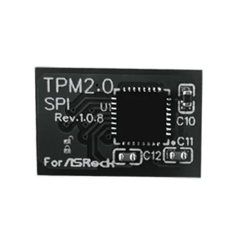 TPM 2.0 Şifreleme Güvenlik Modülü Uzaktan Kart 14 Pin SPI TPM2.0 Güvenlik Modülü ASROCK Anakart