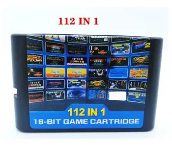 112 in 1 Sıcak Oyun Koleksiyonu SEGA GENESİS MegaDrive 16 bit Oyun Kartuşu PAL ve NTSC İçin Damla nakliye