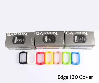 Garmin Edge 130 bilgisayar Silikon Kauçuk Koruyucu Kılıf + LCD Ekran koruyucu film Garmin Edge 130 İçin