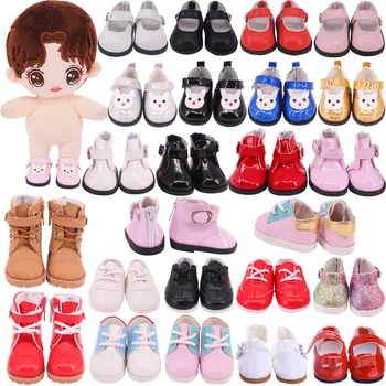 Bebek Ayakkabıları Yüksek Kaliteli Martin Çizmeler 5Cm PU Malzeme 14 inç Wellie Wisher Paola Reina Bebek, 20Cm Kpop EXO Yıldız Elbise Hediyeler
