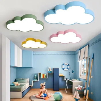 Modern çocuk LED tavan ışık bulut tavan lambası oturma odası dekorasyon anaokulu lamba aydınlatma armatürü aydınlatma