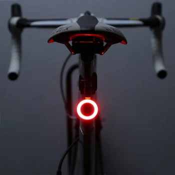 Bisiklet ışığı USB şarj edilebilir led lamba bisiklet ışık Çok Aydınlatma Modları Flaş Kuyruk Arka bisiklet ışığı s Dağlar Bisiklet Aksesuarları