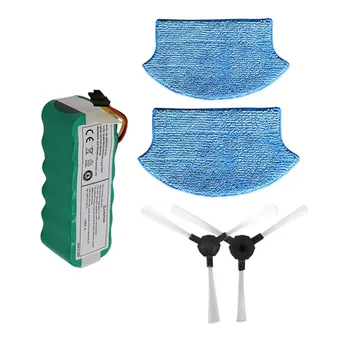 Robotlu süpürge Pil Paketi Yan Fırçalar Paspas Bezi midea için MR04 VCR15 VCR16 Robotik Süpürge