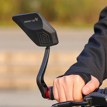 Bisiklet Dikiz Aynası Gidon Reflektör Geniş menzilli Bisiklet E-scooter Dağ Ayarlanabilir Açıları Aksesuarları Ayna