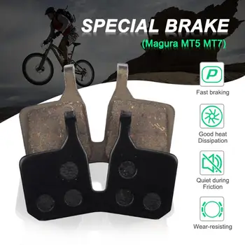 Bisiklet Fren Balataları MTB Hidrolik Fren Balataları Magura MT5 MT7 BMX Yarı Metalik Reçine disk fren Balataları Bisiklet Parçaları