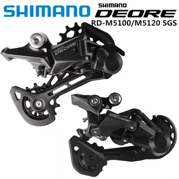 Shimano Deore M5100 M5120 SGS Arka Attırıcı 11 V Gölge Uzun Kafes 11 Hız Dağ Bisikleti Bisiklet Attırıcı Orijinal Bisiklet Parçaları