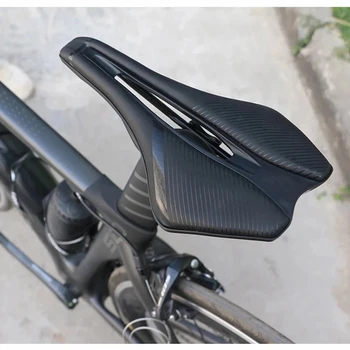 EC90 MTB Yol bisiklet selesi Ultralight Naylon fiber Nefes Yumuşak Eyer Yastık Bisiklet Yarış Eyer Bisiklet Parçaları Bileşenleri