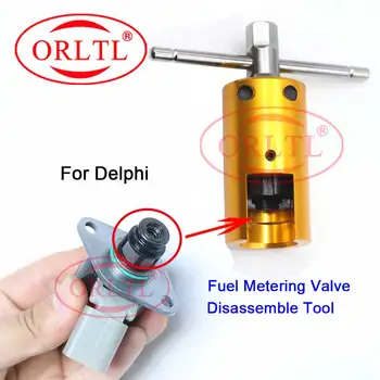 ORLTL Yakıt dozaj valfı Ünitesi Çektirme Tamir Araçları Ortak ray pompa Enjektör Ölçer Vana Temizleme Aracı Bosch / Del phi