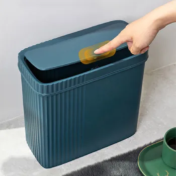 Depolama Mutfak çöp tenekesi kapaklı Banyo Akıllı Ev Çöp Kovası Çöp çöp kutusu Konteynerler Otomatik Çöp Kovası