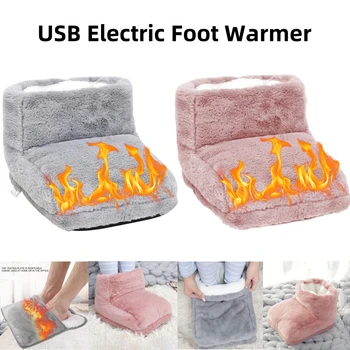 Elektrikli ayak ısıtıcı ısıtıcı USB şarj güç tasarrufu sıcak ayak koruyucu ayak ısıtma pedleri ev yatak odası uyku için