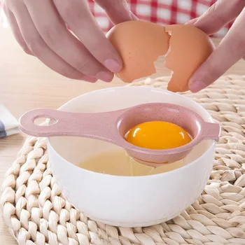 Yumurta Beyaz yumurta sarısı Ayırıcı Aracı Pişirme Aksesuarları Mutfak Aracı Yumurta Bölücü Pişirme Pişirme Gıda Dereceli El Yumurta Ayrı Gadget