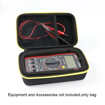 Taşınabilir Multimetre saklama çantası Siyah Sert Koruyucu Uygun Darbeye Dayanıklı F117C / F17B Fluke Taşıma Çantası Waterpro N5P8