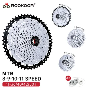 Rookoor Bisiklet Kaset 8 9 10 11 Hız Freewheel MTB Yol Bisikleti 11-36T 40T 42T 50T Dişli SHİMANO SRAM için Bisiklet Parçaları