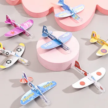 10 adet Dıy Mini Uçak Çocuk Oyuncakları Noel Küçük Hediye çocuk Doğum Günü Partisi Misafirler Hediye Pinata Tatil Parti Iyilik