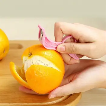 3 İn 1 Çok Fonksiyonlu Soyucu Sebze Meyve Hızlı Kolay Soyucu Paslanmaz Çelik Plastik Portakal Armut Limon Soyucu mutfak gereçleri