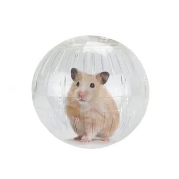 Komik Hamster Oyuncaklar Küresel Saydam Koşu Bandı Sıçan Hamster Pet Koşu Oyuncak Dayanıklı Plastik Top Çapı 10-14. 5 CM