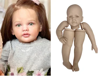 CatDoneca 70CM BeBe Reborn Kitleri Betty Boyasız Bebek parça kiti Açık Gözler Bebek Bebek Boneca