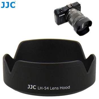 JJC Kamera Lens Hood Canon EF-M 18-55mm canon lensi EOS M200 M100 M50 M10 M6 Mark II M5 M3 Değiştirir Canon EW-54 Lens Gölge