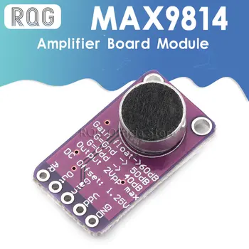 MAX9814 Mikrofon AGC Amplifikatör devre kartı modülü Arduino için Otomatik Kazanç Kontrolü Programlanabilir Saldırı ve Serbest Bırakma Oranı Düşük THD