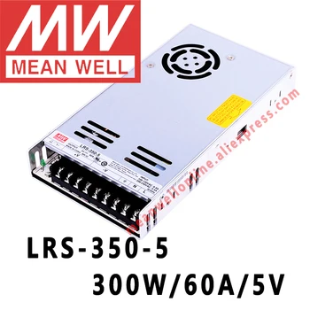 Ortalama Kuyu LRS-350-5 meanwell 5 V/60A/300 W DC Tek Çıkışlı Anahtarlama Güç Kaynağı online mağaza