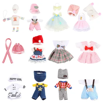 1 Takım Yeni Ob11 Bebek Giysileri Pantolon Giyim Seti Slacks Peluş oyuncak bebek giysileri Pantolon Etek Seti Şapka Ayrılabilir Bebek Aksesuarları Oyuncaklar