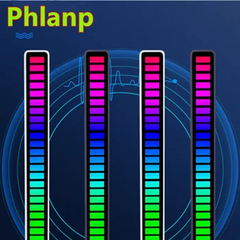 Phlanp RGB ses kontrolü ses ses kontrolü müzik ritim lamba Led atmosfer ışığı bilgisayar araba atmosfer LED pikap ışık