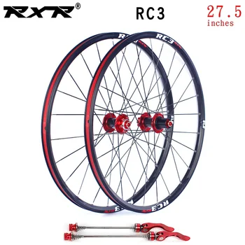 RXR dağ bisikleti MTB kros bisiklet tekerlek göbeği parçaları 27.5 RC3 karbon tekerlek disk fren 5 rulman bisiklet tekerleği