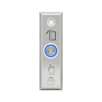 Paslanmaz çelik Çıkış Düğmesi Anahtarı Kilit Kapı Erişim Kontrol Sistemi için Kapı İtme çıkış kapısı Açma Düğmesi Alaşım Anahtarı