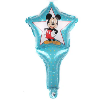 Disney Mickey ve Minnie Tutan Balon Doğum Günü Partisi Bebek Duş Süslemeleri Fotoğraf Sahne Lateks Balon Kız Hediye Oyuncak