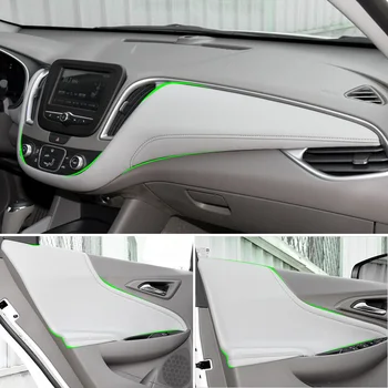 Yumuşak Deri Kapı Kol Dayama Kapağı İçin Chevrolet Malibu XL Araba Kapı Kol Dayama Panelleri / Merkezi Kontrol Pano Paneli Kapak Trim