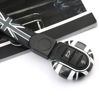 Jack anahtar kapağı kılıfı Zincirleri Halka Silikon Anahtar Toka Klipleri Dekorasyon Araba Aksesuarları MİNİ Cooper JCW One S F54 F55 F56 F60