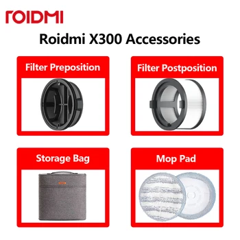 Orijinal ROIDMI X300 elektrikli el süpürgesi Aksesuarları Filtre paspas bezi saklama çantası Su Geçirmez ve Toz Geçirmez