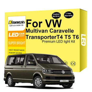 Led iç ışık Volkswagen VW Multivan Caravelle MK4 MK5 MK6 T4 T5 T6 1996-2018 Aksesuarları Dome harita Araba aydınlatma Canbus