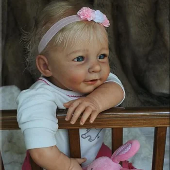 17 İnç Küçük Lisa Yeniden Doğmuş Bebek Bebek Kiti Yenidoğan Kalıpları Boş Boyasız Veya Boyalı Demonte Bebek Parçaları