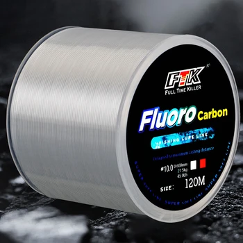 120M Görünmez Florokarbon Kaplama olta 7.15 LB-45LB Karbon Fiber Lideri Hattı Güçlü Monofilament Naylon Hattı Aksesuarları