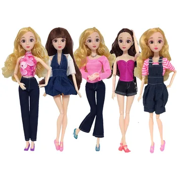 Kieka Toptan Moda Giyim için 30 Cm Bebek Rahat Yoga Askeri Üniforma Çift Elbise Barbie Oyuncaklar Çocuklar için Hediye