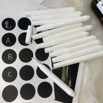 Beyaz Sıvı Tebeşir işaretleyici kalem Kullanılan Cam Pencereler Kara Tahta Silinebilir Tahta Kalem Sıvı Mürekkep Kalem Tozsuz Tebeşir