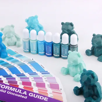 40 Renkler 10ml Düz Renk Reçine Pigment DIY UV Epoksi Reçine Kalıp Yağlı Sıvı Boya Takı Yapımı Araçları Alkol Mürekkep El Yapımı El Sanatları