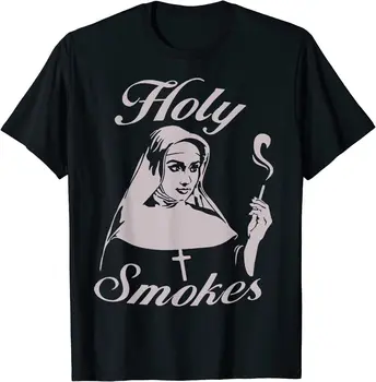 Kutsal Dumanlar Rahibe T Gömlek Vintage Yeni Tasarım Japon T-shirt Yüksek Kalite Erkekler T Gömlek Tişört Unisex T Gömlek Casual Yaz T gömlek