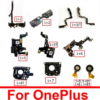 OnePlus İçin Mikrofon Kurulu Titreşim Modülü 1+1 2 3 3T 5 5T 6 6T 7 7T Pro vibrasyon motoru Mikrofon Flex Kablo Değiştirme