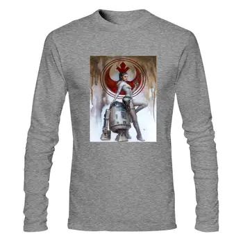 Erkek Giyim Yeni Prenses Leia erkek tişört Giyim Boyutu S-2Xl Mevcut Rahat Tee Gömlek