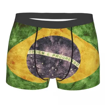 2022 Polyester Brezilya Ülke Bayrağı Vintage Erkekler baksır şort Külot Erkek Külot İç Çamaşırı Erkek Çift İçin