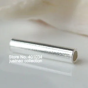 1 adet, 10mm*2mm katı 925 ayar gümüş boncuk,ara parça tüp boncuk konektörü kolye ve kolye bilezik takı yapımı