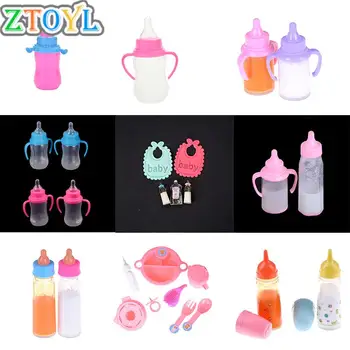 1:12 Bebek Evi Bebek Bebek Besleme emzik şişesi Kreş Minyatür Bebek Şişeleri Şampuan Önlükler Seti Kreş Aksesuar Hediye