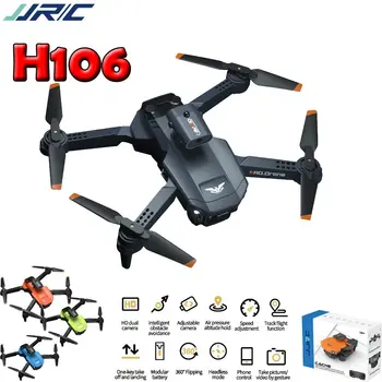 JJRC Drone FPV Video 4K HD Kamera Katlanabilir İrtifa Tutun Dayanıklı rc dört pervaneli helikopter H106 6CH Helikopter Hediye Oyuncaklar Çocuklar İçin Yetişkin