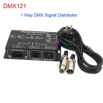 AC110V 220V DMX121 DMX512 LED amplifikatör Splitter; 1CH 1 çıkış portu DMX sinyal dağıtıcı DMX sinyal tekrarlayıcı DMX Dekoder